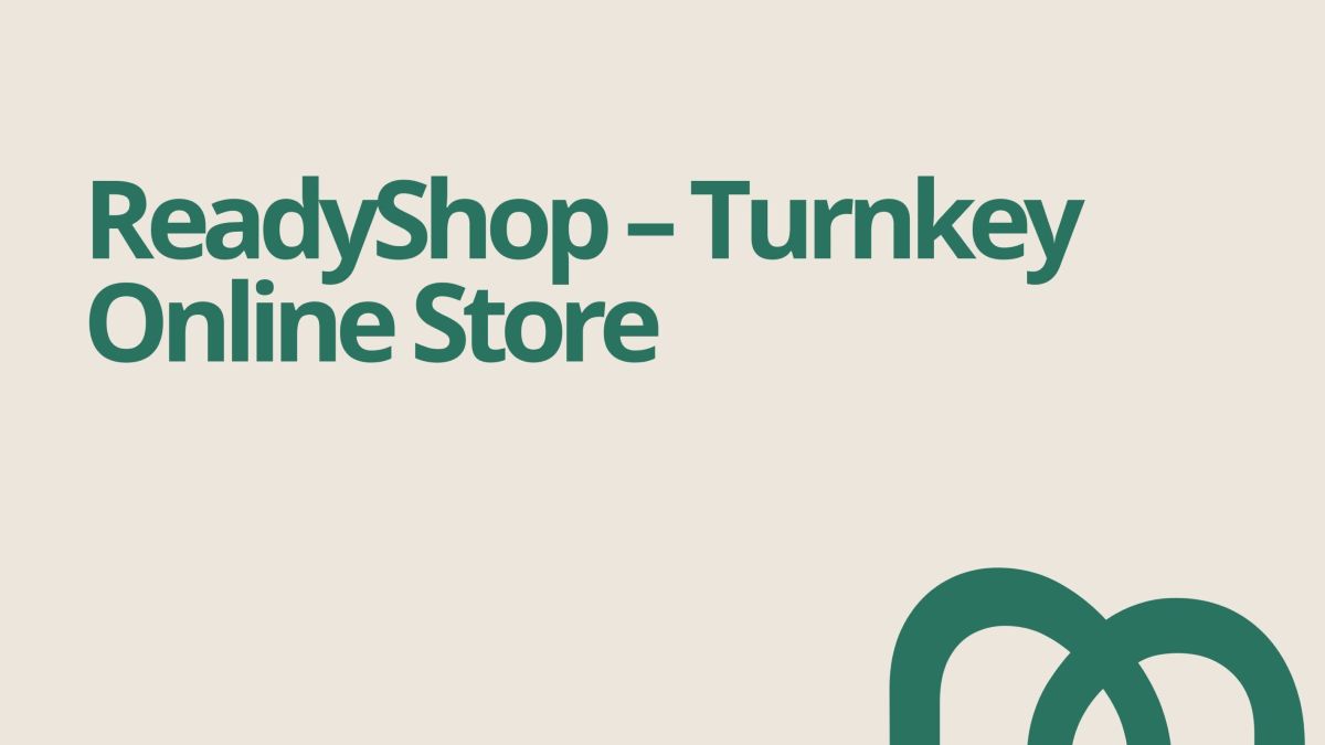 Turnkey Ecom Store Builder