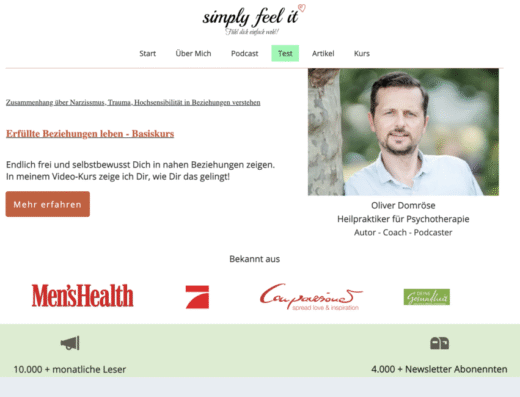 Psychology Niche Content Blog