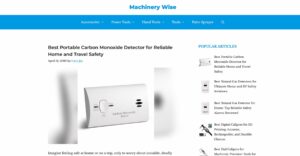 WordPress Affiliate Website Focused On Tools, Equipment, And Home Improvement Content