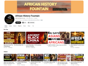 Faceless YouTube Channel In The African History Niche With AdSense Revenue