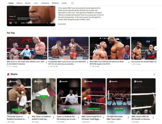 Boxing YouTube Channel