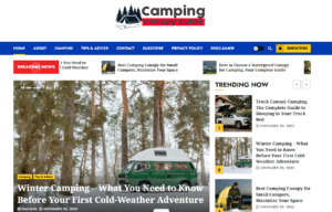 Niche Website In The Camping And Outdoor Equipment Category