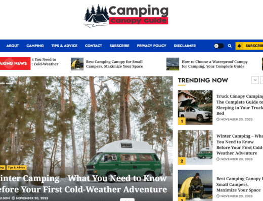 Camping Gear Content Site
