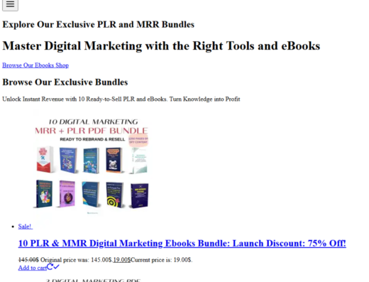 Digital Marketing Affiliate Content Site