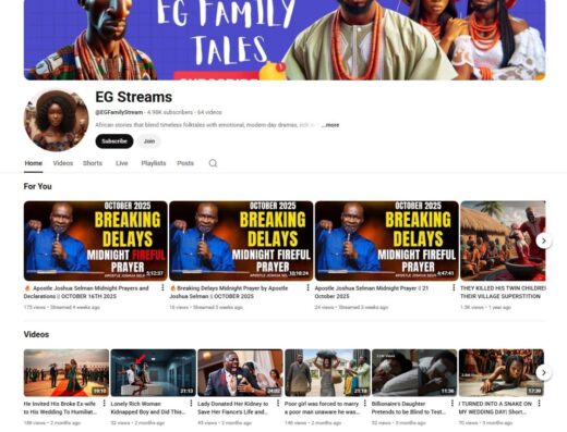 Folktale Storytelling YouTube Channel