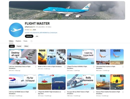 Gaming/Aviation YouTube Channel