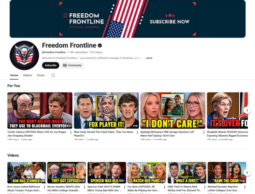 Political Commentary YouTube Channel
