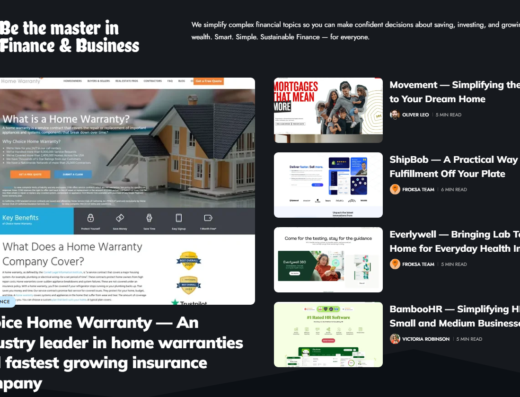 Finance Content Site