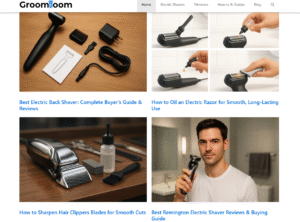 Amazon Affiliate Content Blog Focused On Men’s Grooming Tools