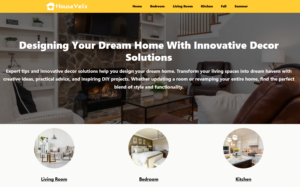 Home Decor Content Site Monetized Through Display Advertising And Sponsored Posts