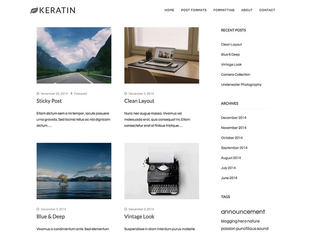 Keratin