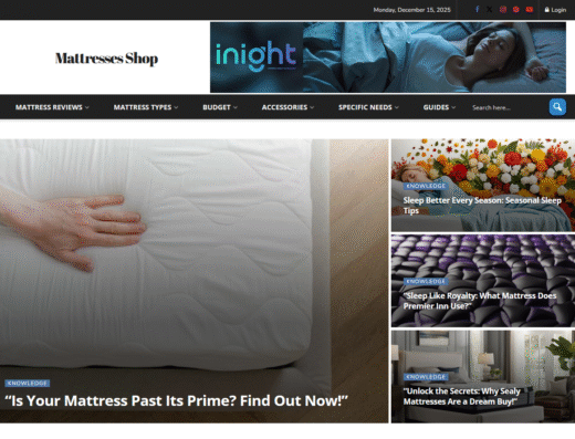 Mattress Review Affiliate Site