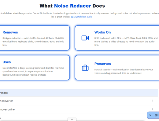 AI-powered Audio Enhancement Tool