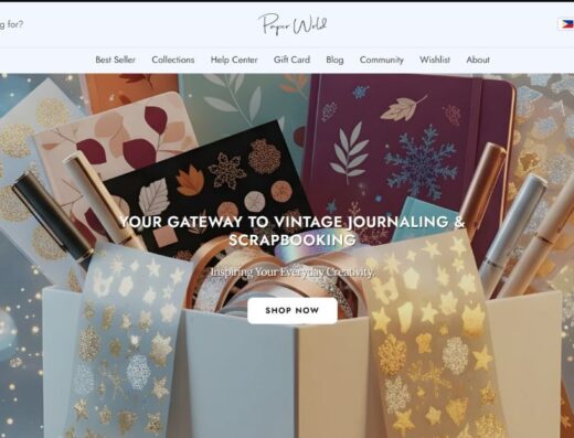 Vintage Stationery Shopify Ecommerce Store