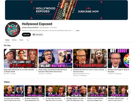 Celebrity / Political Commentary YouTube Channel