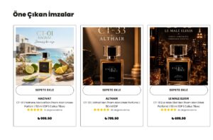 DTC Fragrance E-commerce Store Selling Branded Eau De Parfum Across Website And Marketplaces