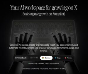 AI-Powered SaaS For Growing On X, Sold Through One-Time Lifetime Licenses