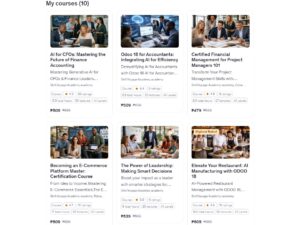 Udemy Course Business Covering Odoo ERP, AI, Accounting, And Finance