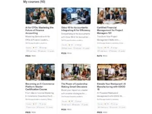 Udemy Course Business Covering Odoo ERP, AI, Accounting, And Finance