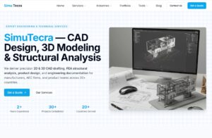 Engineering And CAD Service Business With Online Tools And An Organic Content Library