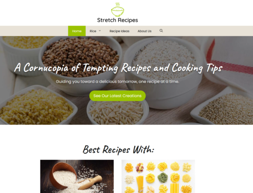 Recipe Content Site