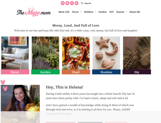 Home & Lifestyle Content Site