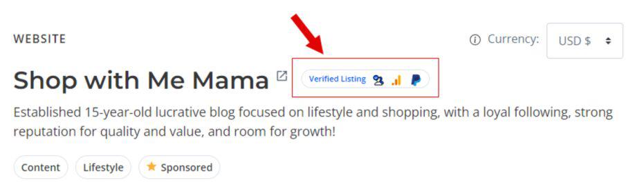 flippa verified listings