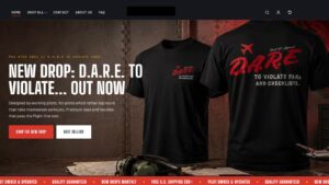 Shopify Aviation Apparel Store With A Registered U.S. Trademark
