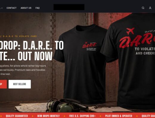 Pilot Humor Shopify Store