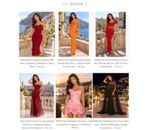 Shopify Formalwear Store With Private-Label Branding And Pageant Industry Relationships