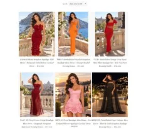 Shopify Formalwear Store With Private-Label Branding And Pageant Industry Relationships