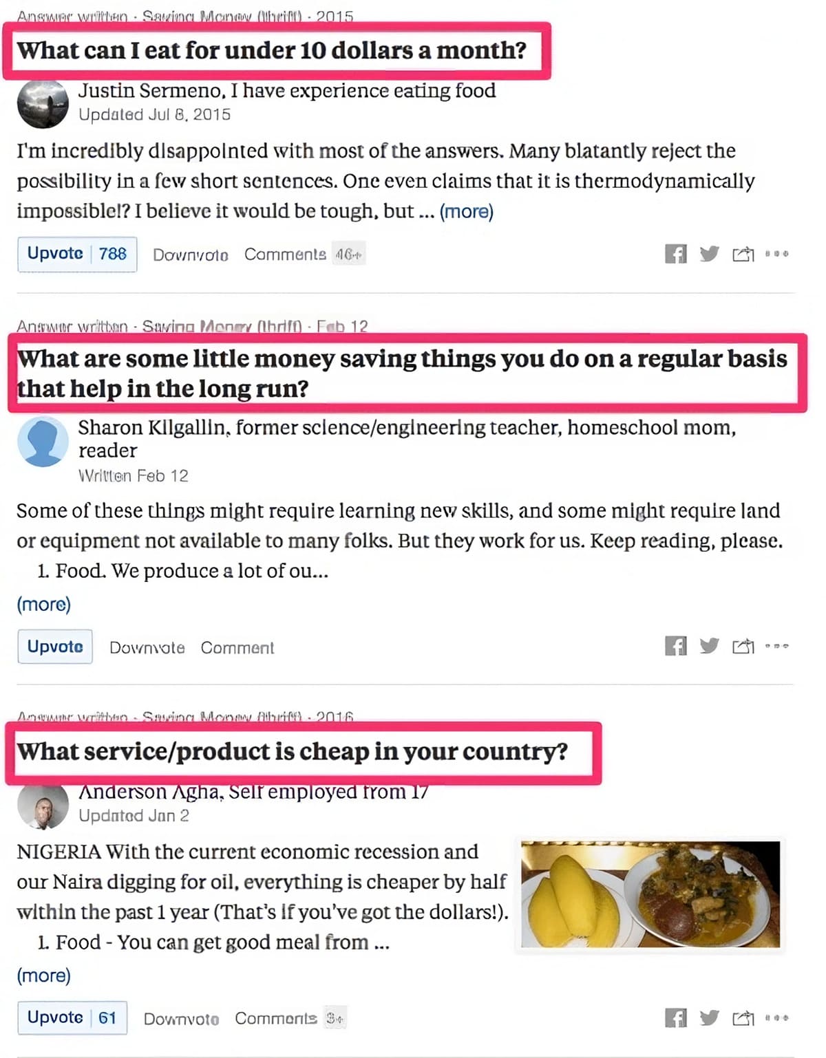 quora questions