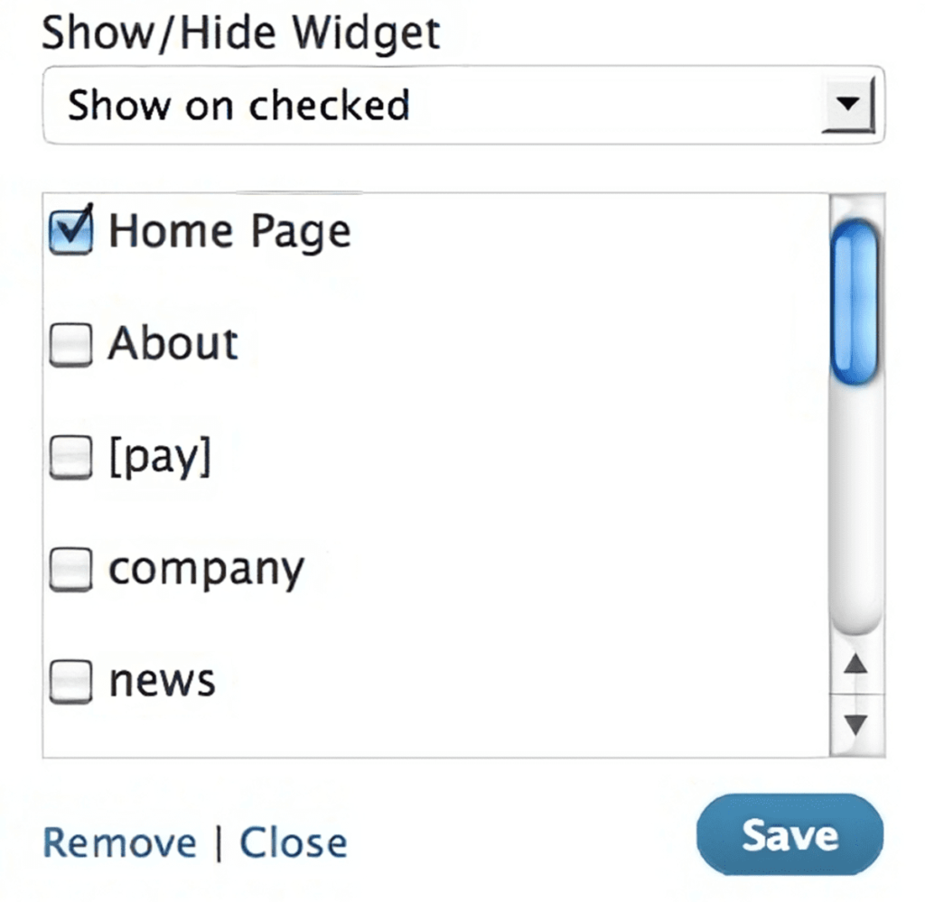 show_hide_widget