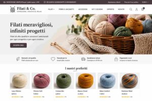 Knitting & Crochet E-commerce Store In The Italian Market