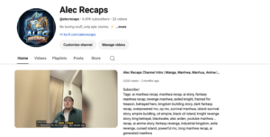 Faceless YouTube Channel Producing Long Form Manhwa And Anime Story Recaps With AdSense Revenue