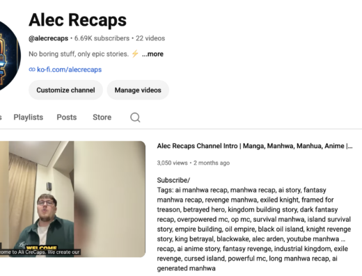 Story Recap YouTube Channel